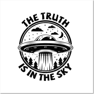 The Truth Is In The Sky v2 Posters and Art